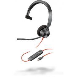 POLY 3310 Casque Avec fil Arceau Appels/Musique USB Type-C Noir