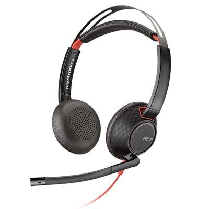 POLY C5220T Casque Avec fil Arceau Bureau/Centre d'appels Noir