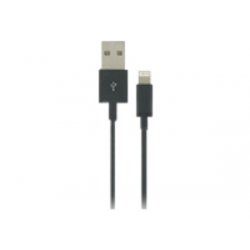 APPLE USB CABLE LIGHTNING CABL 1M BLK ALL APPLE DEVICES