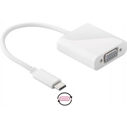 USB-C M ADAPTER TO VGA F RGB HD-15 D-SUB 15