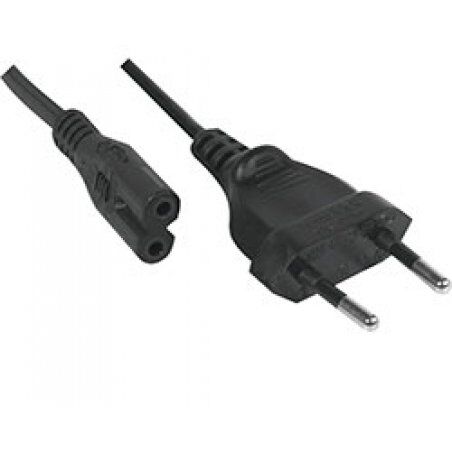 CABL SECTOR FOR MAKING EU 2-PIN 1M BLK MAINS OR ANY ELEC DEV