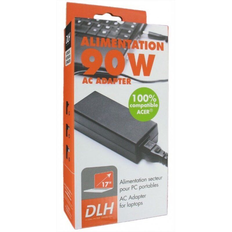DLH ALIMENTATION SECTEUR 90W ACER / PACKARD BELL 100% COMPATIBLE (sauf USB-C)
