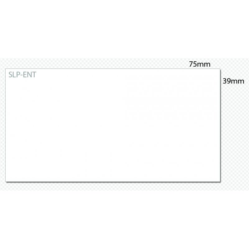 SLP-ENT WHITE TAG 39X75MM 300 LAB/ROLL 2 ROLL/BOX