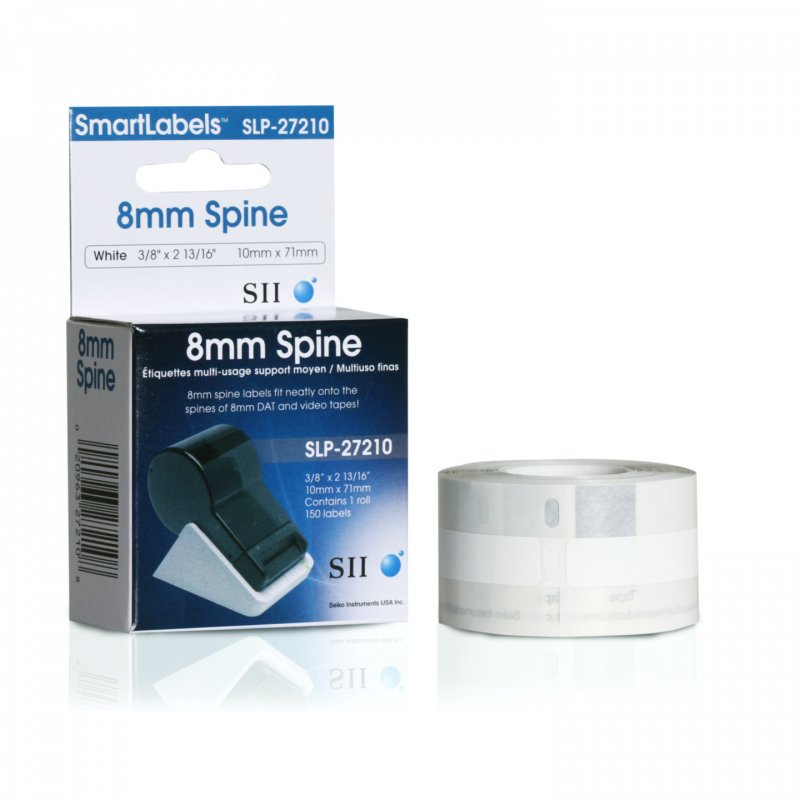 SLP-27210 WHITE LABEL 10X71MM 150 LAB/ROLL 1 ROLL/BOX