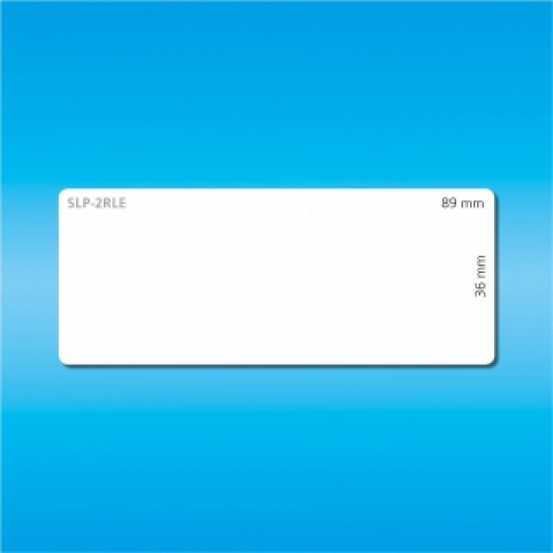 SLP-2RLE WHITE LABEL 36X89MM 260 LAB/ROLL 2 ROLL/BOX
