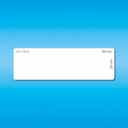 SLP-1RLB WHITE LABEL FOR TRAY 28X89MM 1000 LAB/ROLL 1 ROLL/BOX