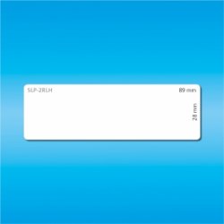 SLP-2RLH WHITE LABEL 28X89MM 260 LAB/ROLL