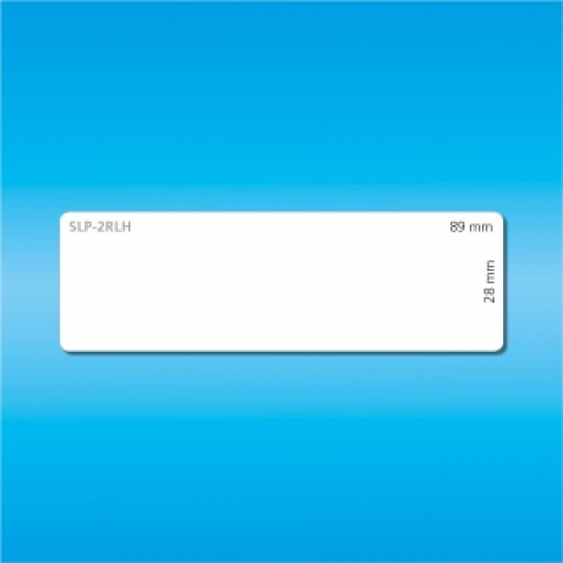 SLP-2RLH WHITE LABEL 28X89MM 260 LAB/ROLL