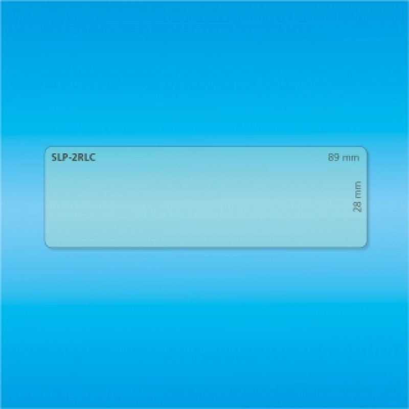 SLP-2RLC CLEAR LABEL 28X89MM 130 LAB/ROLL 2 ROLL/BOX