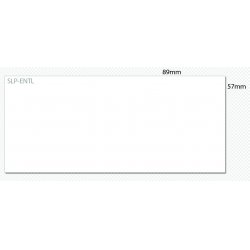 SLP-ENTL WHITE TAG 57X89MM 250 TAGS/ROLL 1 ROLL/BOX
