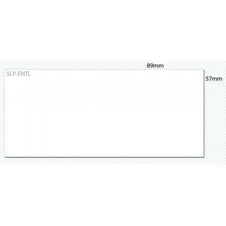 SLP-ENTL WHITE TAG 57X89MM 250 TAGS/ROLL 1 ROLL/BOX