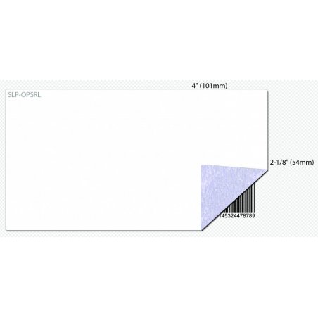 SLP-OPSRL BLUE OPAQUE LABEL 54X101MM 220 LAB/ROLL 1 ROLL/BOX