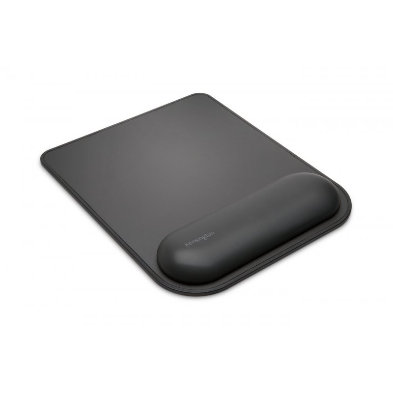 ERGOSOFT MOUSEPAD W. WRIST REST FOR STANDARD MOUSE BLACK
