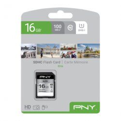 PNY Elite 16 GB SDHC UHS-I Class 10