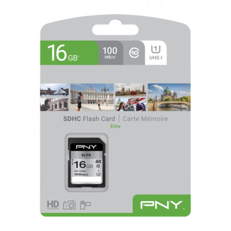 PNY Elite 16 GB SDHC UHS-I Class 10