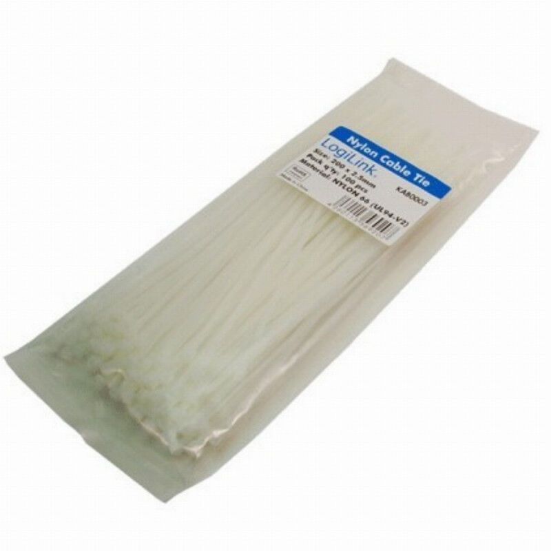 Kabelbinder 100er Set 200x2,5mm LogiLink compatible