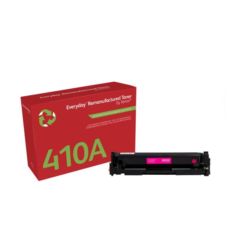 Everyday Remanufactured Magenta Toner by Xerox replaces HP 410A (CF413A), Standard Capacity