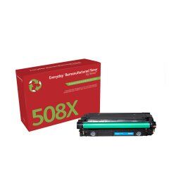 Everyday Remanufactured Cyan Toner by Xerox replaces HP 508X (CF361X), High Capacity