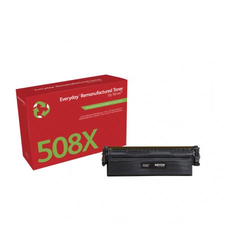 Everyday Remanufactured Black Toner by Xerox replaces HP 508X (CF360X), High Capacity