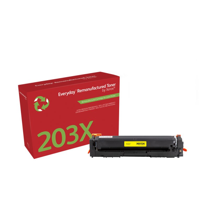 Remanufacturé Everyday Toner Jaune de Xerox pour HP 203X (CF542X), Haute capacité