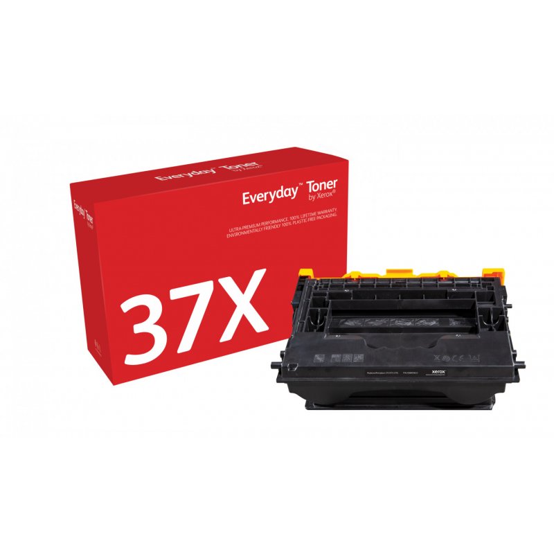 HIGH YIELD BLACK TONER CARTRIDGE LIKE HP 37X FOR