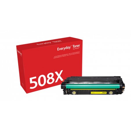 HIGH YIELD YELLOW TONER CARTRIDGE LIKE HP 508X FOR