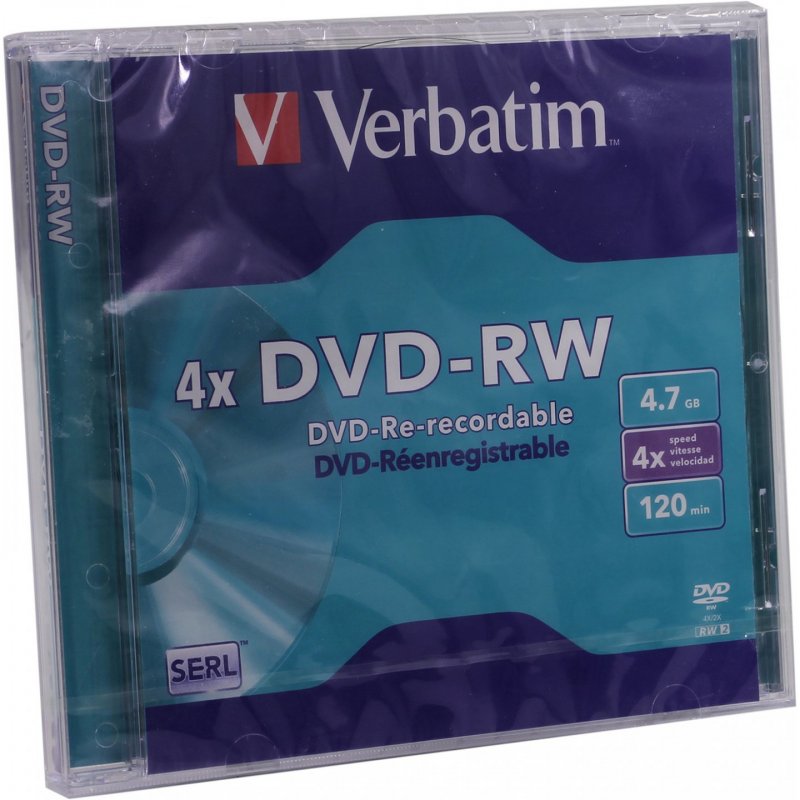 DVD-RW/4.7GB 4x AdvAZO JewelCase 5pk