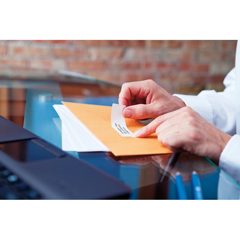 DYMO Etiquettes d'adresse LabelWriter, 89 x 28 mm, blanc