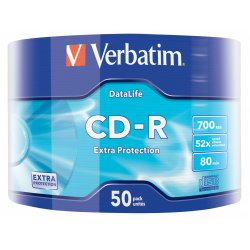 VERBATIM CD-R 52X 700MB 50 PACK
