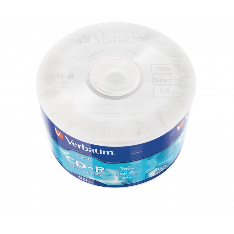 VERBATIM CD-R 52X 700MB 50 PACK