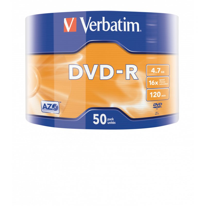 DVD-R AZO 4.7GB 16X MATT SILVER SURFACE