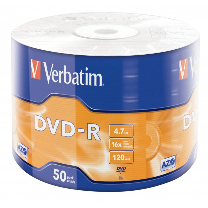 DVD-R AZO 4.7GB 16X MATT SILVER SURFACE