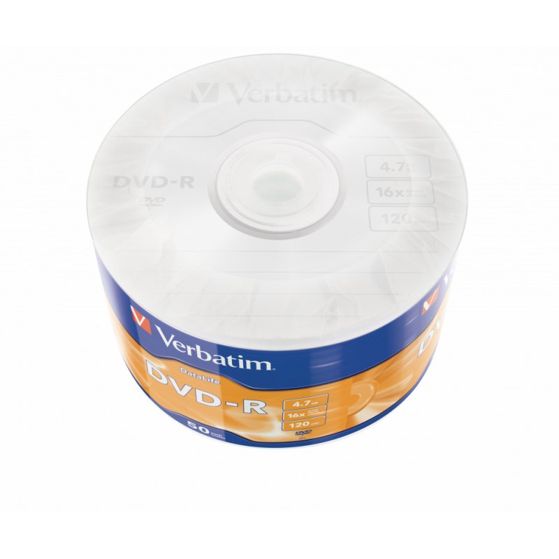 Verbatim 43791 DVD vierge 4,7 Go DVD-R 50 pièce(s)
