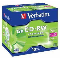 Verbatim CD-RW 12x 700 MB 10 pc(s)