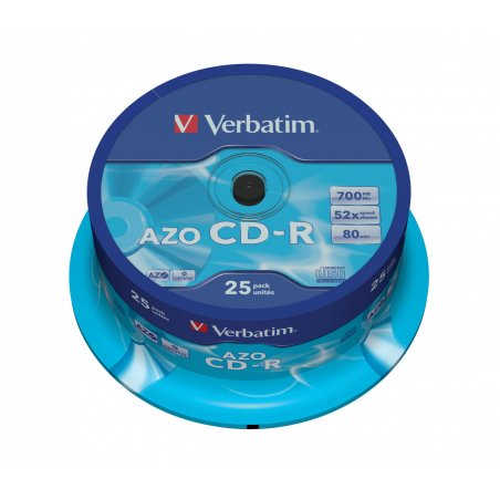 Verbatim CD-R AZO Crystal 700 MB 25 pc(s)