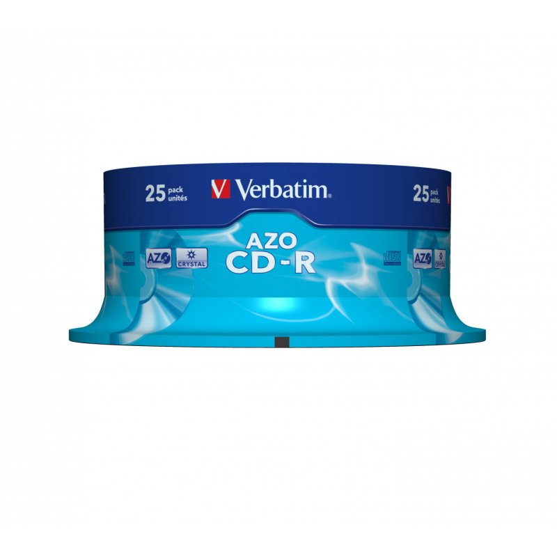 Verbatim CD-R AZO Crystal 700 MB 25 pc(s)