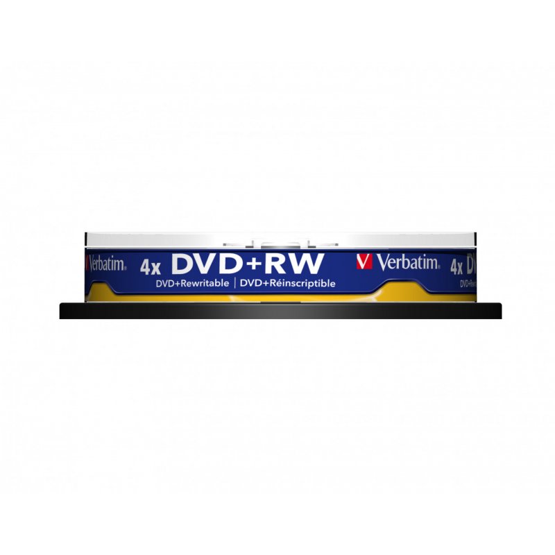 Verbatim DVD+RW Matt Silver 4.7 GB 10 pc(s)