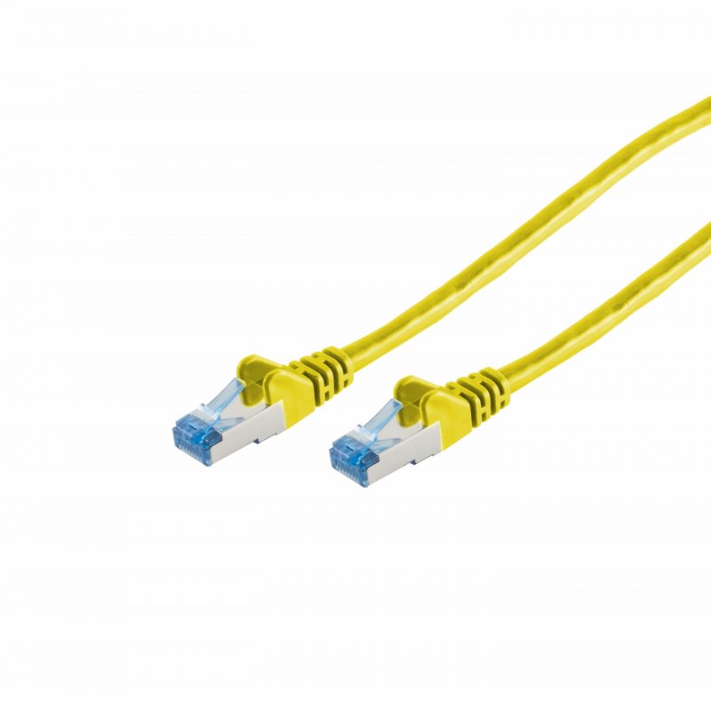 S-Conn 75711-0.5Y networking cable Yellow 0.5 m Cat6a S/FTP (S-STP)