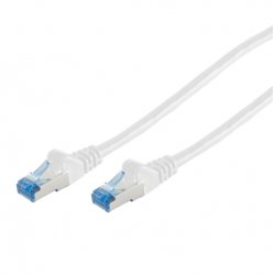 S-Conn 75711-W networking cable White 1 m Cat6a S/FTP (S-STP)