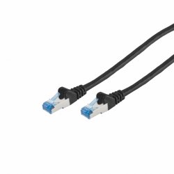 Patchkabel CAT6a RJ45 S/FTP 5m black