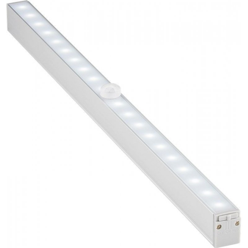 Bandeau LED sans fil Goobay compatible avec détecteur de mouvements 80lm 6500K (Blanc)