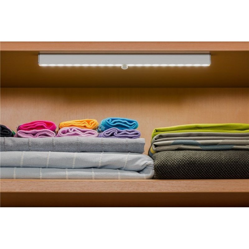 Bandeau LED sans fil Goobay compatible avec détecteur de mouvements 80lm 6500K (Blanc)