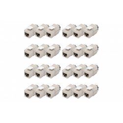Digitus Cat. 6A keystone module, shielded with intelligent cable manager, set (24 pieces)