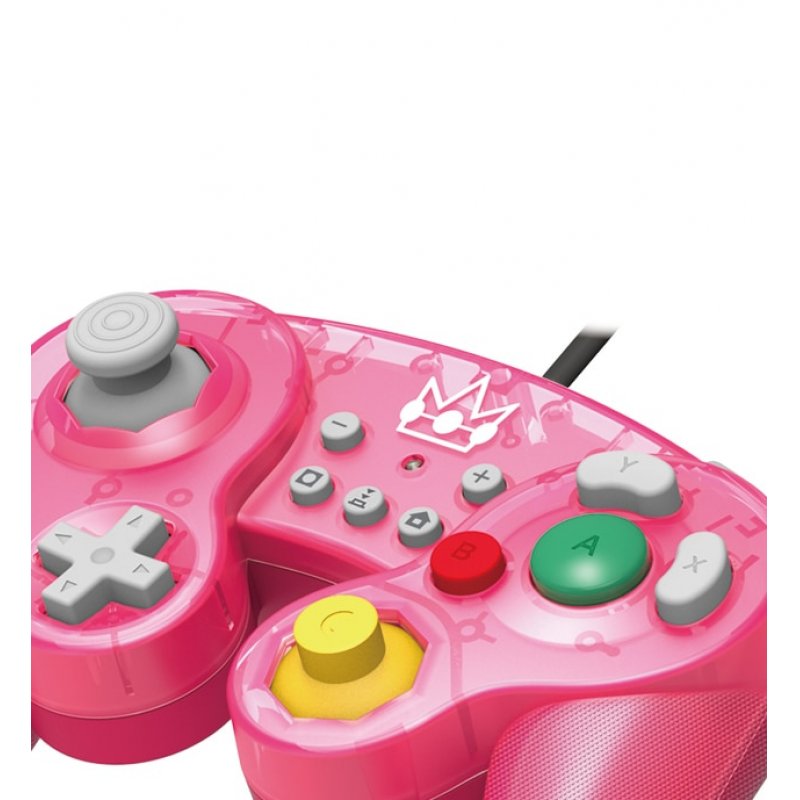 Hori Battle Pad (Peach) Pink USB Gamepad Analogue / Digital Nintendo Switch