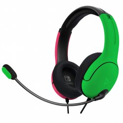 Official Nintendo Wired Headset LVL40 Switch Pink & Green