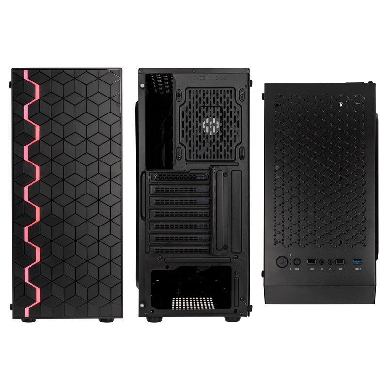 Kolink INSPIRE K8 computer case Midi Tower Black