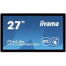 iiyama ProLite TF2738MSC-B2 computer monitor 68.6 cm (27") 1920 x 1080 pixels Full HD LED Touchscreen Multi-user Black