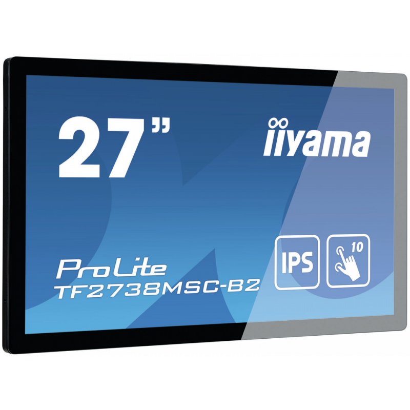 iiyama ProLite TF2738MSC-B2 écran plat de PC 68,6 cm (27") 1920 x 1080 pixels Full HD LED Écran tactile Multi-utilisat