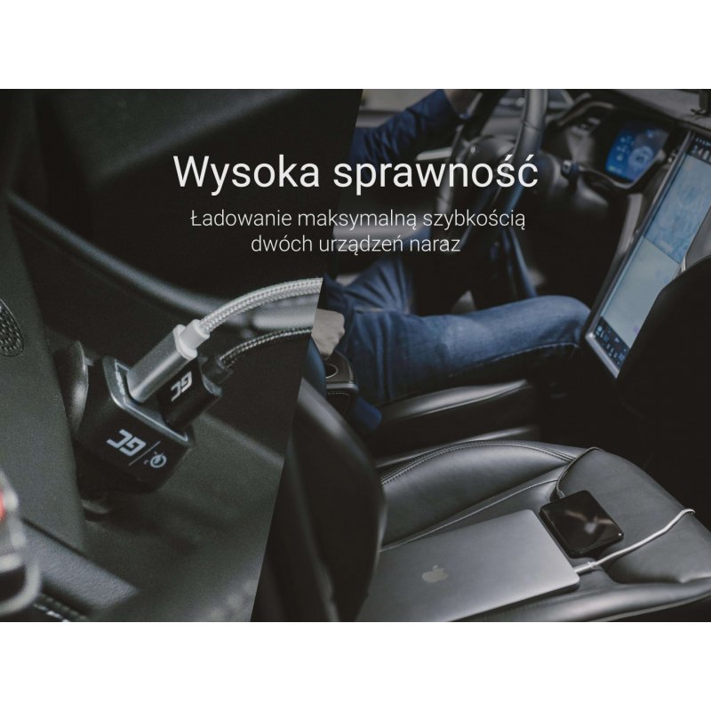 Green Cell CAD33 chargeur d'appareils mobiles Universel Noir Allume-cigare Charge rapide Intérieure