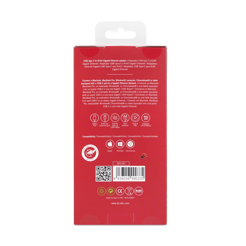 DCU Advance Tecnologic 391167 interface hub USB 3.2 Gen 1 (3.1 Gen 1) Type-C 1000 Mbit/s Grey